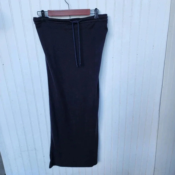NWT SAKS FIFTH AVENUE Maxi Long SKIRT Off 5th Cotton T-Shirt Stretch Fabric S - Picture 5 of 15